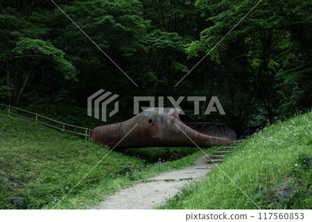 森林中的橋 森林中的橋 117560853