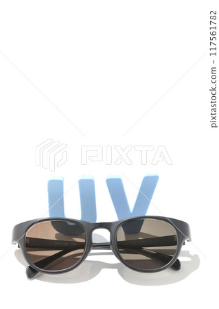 Sunglasses photographed on a white background Sunglasses photographed on a white background 117561782