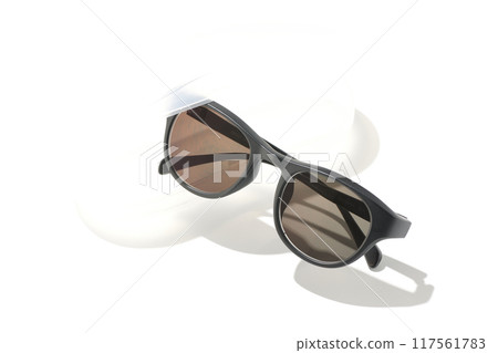 Sunglasses photographed on a white background Sunglasses photographed on a white background 117561783