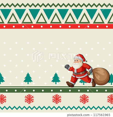 Santa Claus with Gift Bag Santa Claus with Gift Bag 117561965