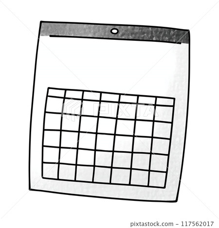 Simple and relaxed wall calendar - Analog style Simple and relaxed wall calendar - Analog style 117562017