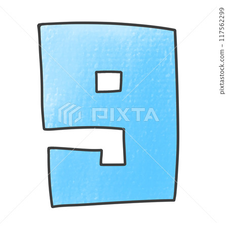 A simple, loosely-written version of the lowercase alphabet "g" in an analog style 117562299