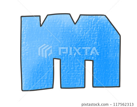 寬鬆簡單的小寫字母“m”波濤洶湧的版本模擬風格 寬鬆簡單的小寫字母“m”波濤洶湧的版本模擬風格 117562313