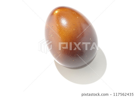 白色背景上燻蛋的照片 白色背景上燻蛋的照片 117562435