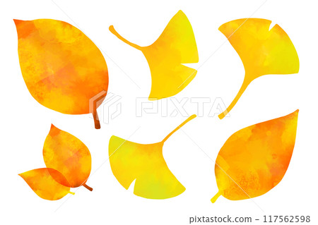 Watercolor frame of autumn leaves Watercolor frame of autumn leaves 117562598