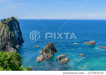 北海道積丹半島島梅海岸 北海道積丹半島島梅海岸 117563529