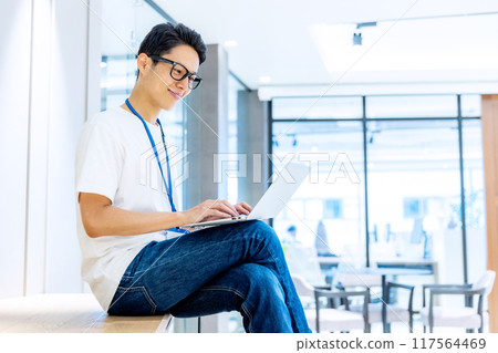 Engineer shared office male photography cooperation: WEEK Shibadaimon (Sun Frontier Fudousan) 117564469