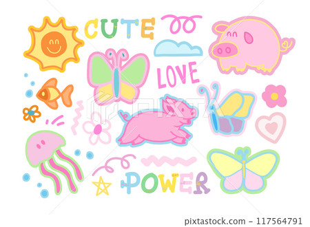 vector, animal, character 117564791