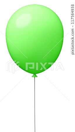 3D image_balloon_green 117564938