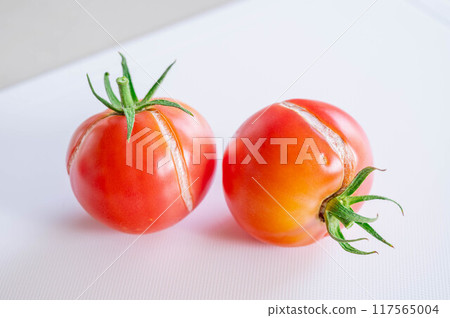 西紅柿被雨凍裂了 117565004