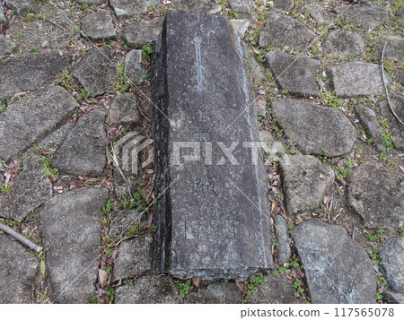 A stone monument at the site of Kawamura Castle (Yamakita Town, Ashigarakami District, Kanagawa Prefecture) 117565078