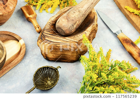Medicinal herbs, alternative medicine. Medicinal herbs, alternative medicine. 117565239