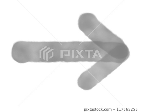 General arrow in watercolor style (gray) General arrow in watercolor style (gray) 117565253