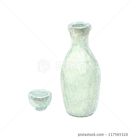 德庫利用水彩畫 117565328