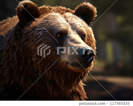 Grizzly Bear AI Artwork 117565835