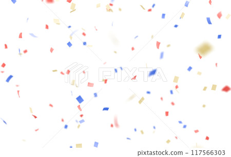 Background material _ confetti _ colorful 117566303