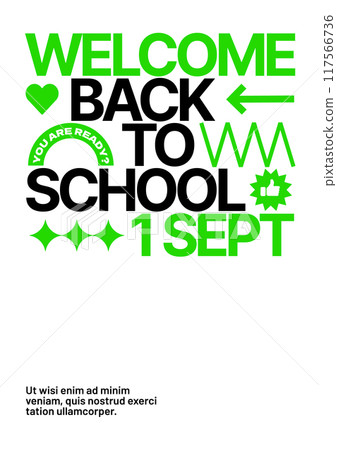 Design layout template for Back to school. 117566736