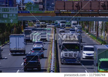 Traffic on Mejiro Street 117566744