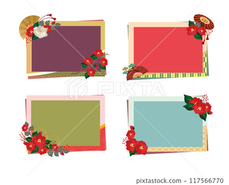 2025新年賀卡蛇年框架 117566770