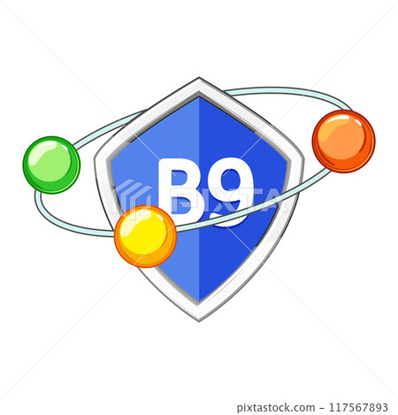 protection vitamin shield cartoon vector illustration protection vitamin shield cartoon vector illustration 117567893