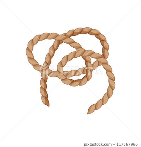 secure rope knot cartoon vector illustration 117567966