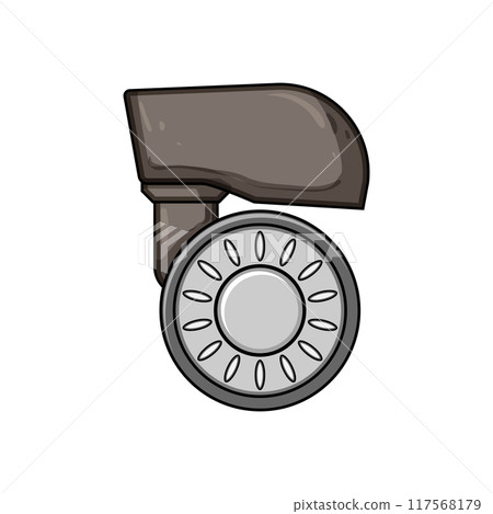spinner luggage wheels cartoon vector illustration spinner luggage wheels cartoon vector illustration 117568179