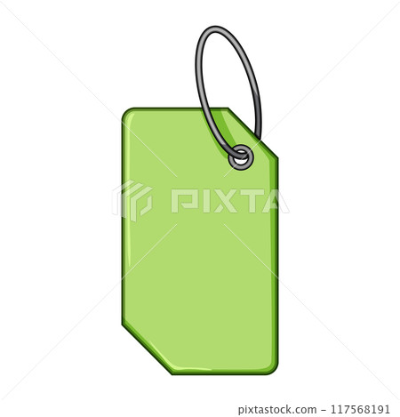 trip luggage tag cartoon vector illustration trip luggage tag cartoon vector illustration 117568191