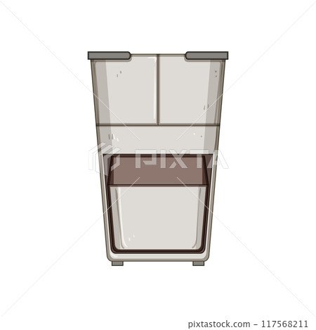 durable laundry basket plastic cartoon vector illustration durable laundry basket plastic cartoon vector illustration 117568211