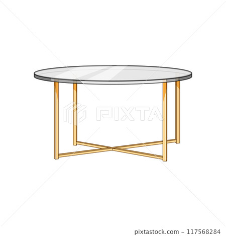 transparent glass table cartoon vector illustration transparent glass table cartoon vector illustration 117568284