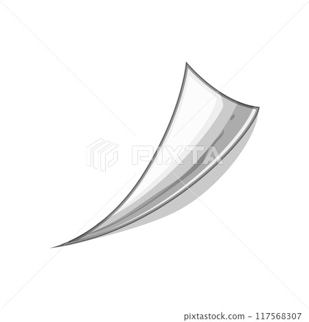 transition flip effect cartoon vector illustration 117568307