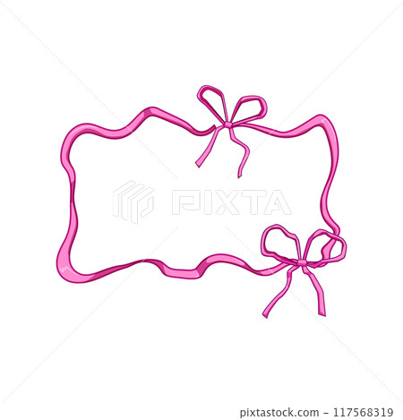 elegance coquette cartoon vector illustration 117568319