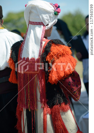 Traditional Dress from Mariovo Region, North Macedonia Traditional Dress from Mariovo Region, North Macedonia 117568599