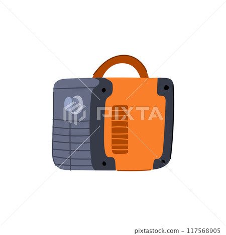 arc welding machine cartoon vector illustration 117568905