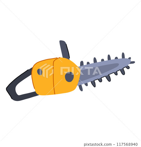 safety tree trimmer cartoon vector illustration 117568940