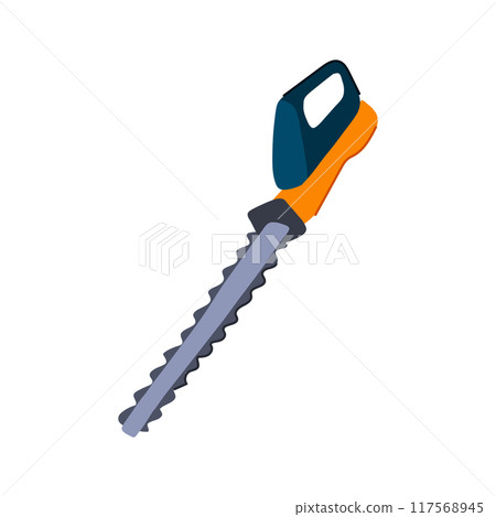 cutting tree trimmer cartoon vector illustration cutting tree trimmer cartoon vector illustration 117568945