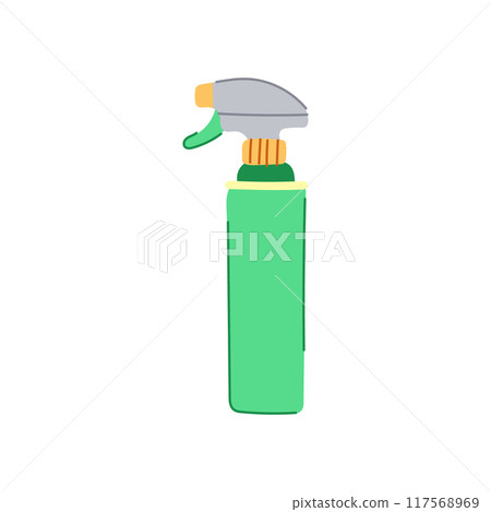 plastic spray bottle cartoon vector illustration 117568969