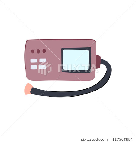 health spirometer cartoon vector illustration 117568994