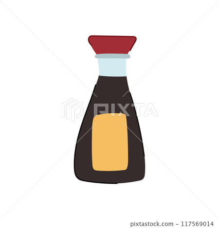savory soy sauce cartoon vector illustration savory soy sauce cartoon vector illustration 117569014
