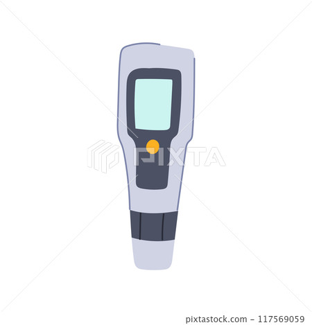 electrode ph meter cartoon vector illustration electrode ph meter cartoon vector illustration 117569059
