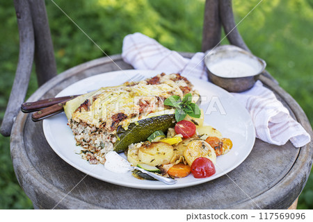 Zucchini stuffed Zucchini stuffed 117569096