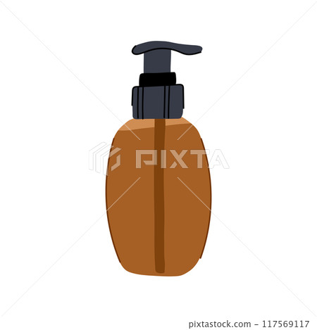 stress massage oil cartoon vector illustration 117569117