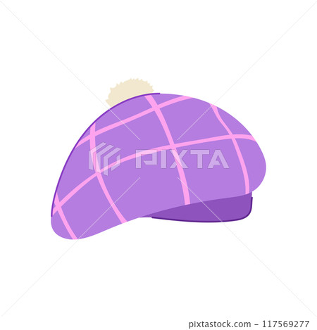 artist beret cartoon vector illustration artist beret cartoon vector illustration 117569277