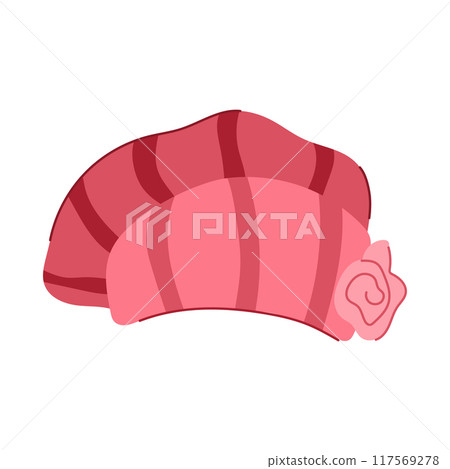military beret cartoon vector illustration 117569278