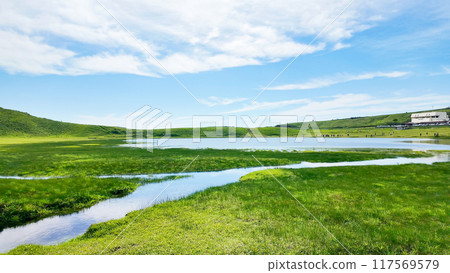 Scenery of Kusasenrihama Beach in Aso 117569579