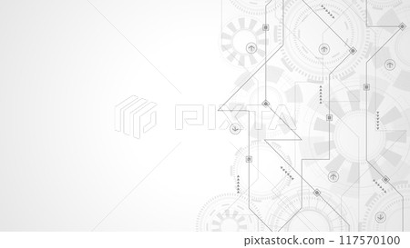 Technology abstract background. Modern electronic motherboard texture. Engineering and communication concept for header, web banner, website, presentation. Technology abstract background. Modern electronic motherboard texture. Engineering and communication concept for header, web banner, website, presentation. 117570100