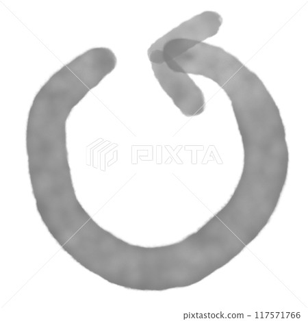 Watercolor counterclockwise arrow (gray) Watercolor counterclockwise arrow (gray) 117571766