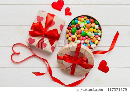 Valentine day composition 117571879