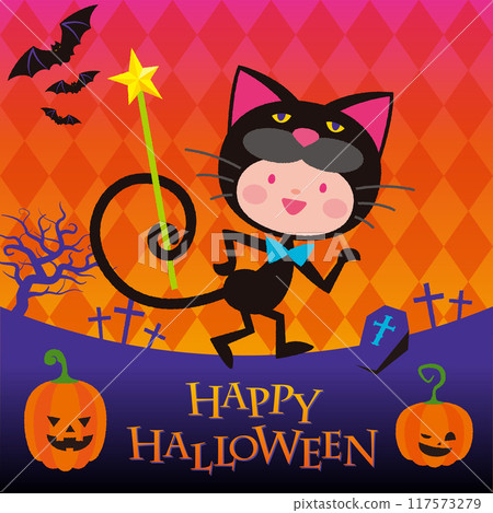 Halloween Black Cat Halloween Black Cat 117573279