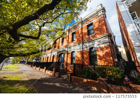 Swanston St in Parkville Australia Swanston St in Parkville Australia 117573553