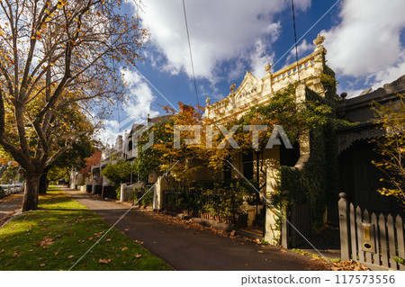 Swanston St in Parkville Australia Swanston St in Parkville Australia 117573556